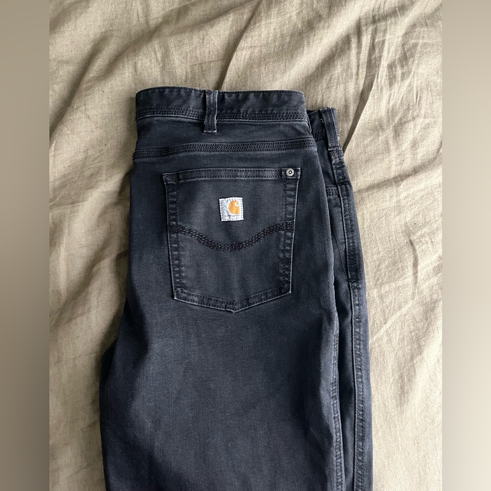 Carhartt Men's Dark Gray Relaxed Jeans